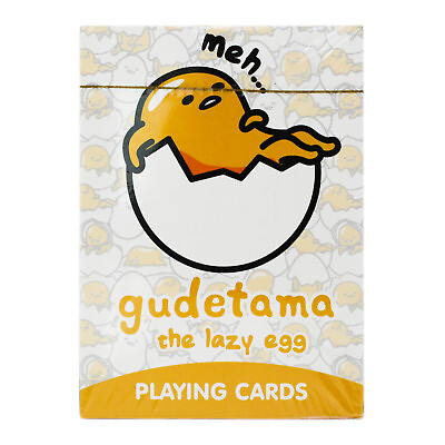#ad Gudetama The Lazy Egg Playing Cards Animation Art Japanese Anime Sanrio Cartoon $7.43