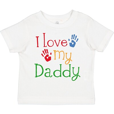 #ad Inktastic I Love My Daddy Toddler T Shirt Childs Kids Boys Girls Cute Colorful $16.99
