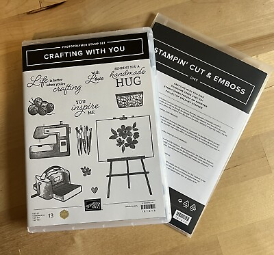 #ad Stampin Up Crafting With You Stamp Set And Dies $54.95