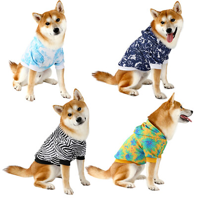 #ad Dog Clothes Medium Dog Jacket Big Dog Hoodies Large Dog Sweater Pet Sweatshirt $11.67
