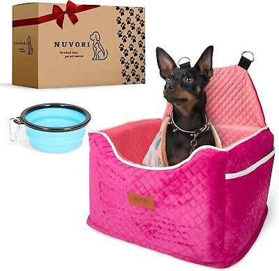 #ad Dog Car Seat Medium Sized Dog with Washable Removable Small pink $45.00