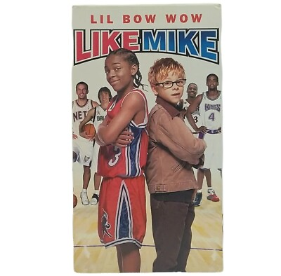 #ad Like Mike VHS 2002 Lil Bow Wow $4.99