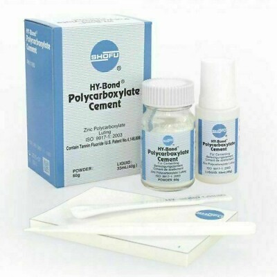 #ad Shofu Hy Bond Polycarboxylate Cement Pack Dental $49.99