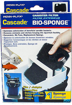 #ad Cascade 700 1000 GPH Canister Filter Aquarium Bio Sponge Replacement 1 Pack $14.03