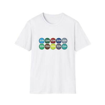 #ad Zyn All Can#x27;s Logo White T Tee Shirt Adult Adjustable Unisex Zyn Logo $18.95