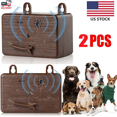 #ad New Ultrasonic Dogs Anti Barking Device Stop Barking Dog Box Outdoor Indoor $20.99