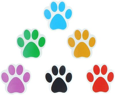25 Dog paw print stickers Stickers Party Favors Teacher Supply puppy cat 1.5quot; $2.50