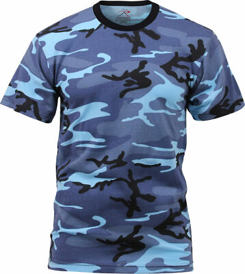 #ad #ad Rothco Mens Camo Short Sleeve Tactical Military T Shirt Choose Sizes $13.99
