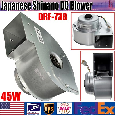 #ad Japanese Shinano DRF 738 36V DC Blower 45W Metal Shell Brushless Centrifugal Fan $59.99
