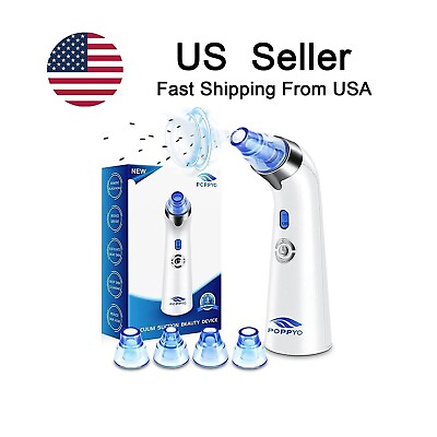 #ad New Poppyo Vacuum Cleaner Suction Beauty Device Electric Pore Blackhead Remover $9.99