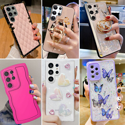 #ad For Samsung Galaxy A15 A55 A14 A54 5G Case Shockproof Bling Glitter Cute Cover $8.99