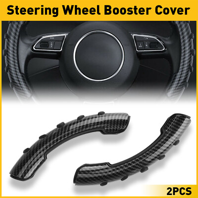 #ad Universal Car Booster Wheel Steering Cover Fits 38cm 39cm Carbon 37cm Waterproof $15.09