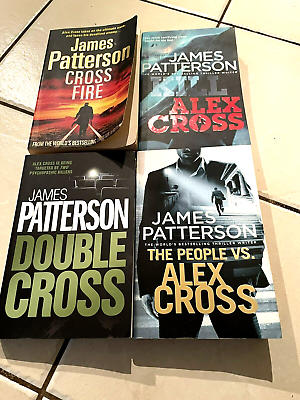 #ad James Patterson X4 Books Cross Fire Alex Cross Double Cross amp; The People Vs AU $22.00