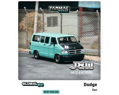 Tarmac Works Dodge Van Custom Light Green Global64 1 64 $14.99