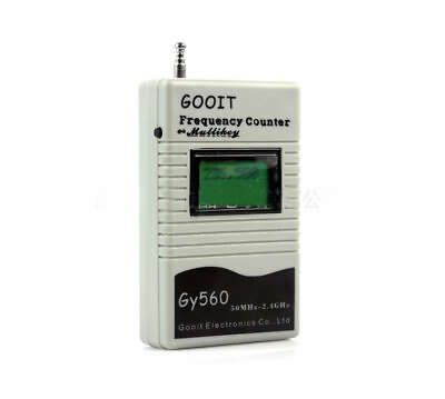 #ad Handheld portable Frequency Counter Frequency Meter Tester Gray Gy560 A0715F $18.94