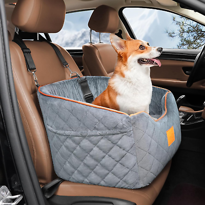 #ad Dog Car Seat for Small Medium Dogs Memory Foam Booster Dog Seat for Dogs up to $111.44