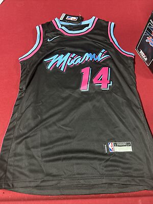 #ad Youth Size L Tyler Herro #14 Miami Heat NBA Miami Vice Nike Swingman Jersey $20.00