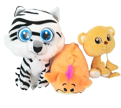 #ad Lot Of Three Assorted Toy Plush $7.98