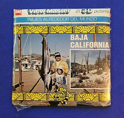 #ad Rare SEALED L35 S Baja California view master 3 Reels Packet in Spanish Espanol $59.00