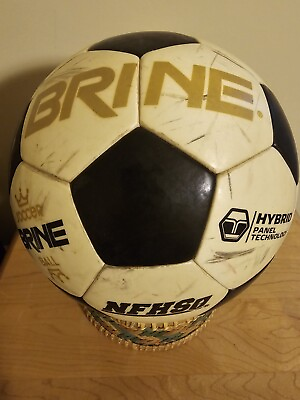 #ad Brine International 32 Soccer Ball Classic Black White Size 5 $39.99