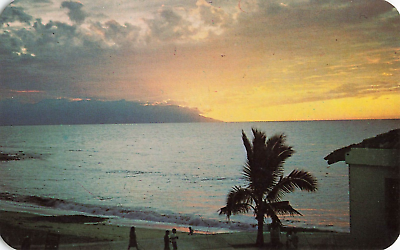 #ad Postcard Puerto Vallarta Jalisco Mexico: Twilight and Sunset $3.32