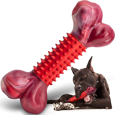 #ad Tough Dog Toys for Aggressive Chewers Large Breed Bones Made with Nylon amp; Rubber $43.97