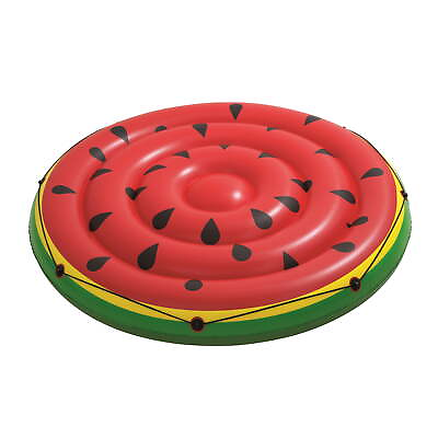 #ad 6#x27;2quot; Red Watermelon Island Inflatable Pool Float for Kids amp; Adults $27.55