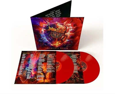 #ad Judas Priest Invincible Shield Indie Exclusive Red Vinyl NEW Vinyl $46.99