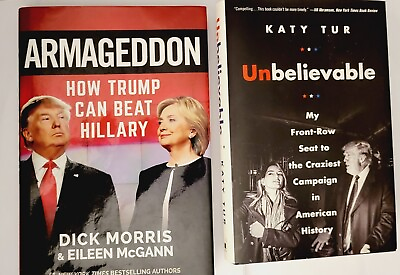 #ad Donald Trump Lot Books Bundle unbelievable Katy Tur Armagendon Book Lot Bundle $6.99