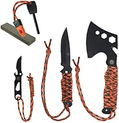#ad ust Woodlands Tool Ultimate Kit Para Hatchet Para Knife 4.0 and 2.0 Multi Tool $19.99