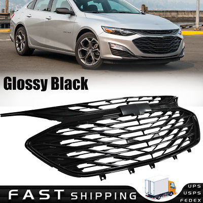 #ad 3PCS For Chevrolet Malibu 2019 2020 2023 Front Upper Grille Lower Glossy Grill $109.99