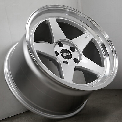 #ad 19x11 Hyper Silver Wheels ESR CR5 5x120 25 Set of 4 72.56 New $1327.00