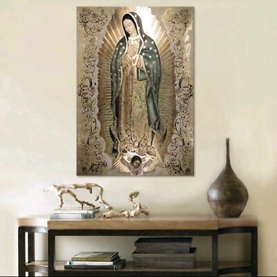 #ad Our Lady Of Guadalupe Canvas Wall Art Print 40x60cm $25.00