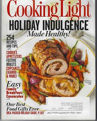 #ad Cooking Light Magazine December 2012 Holiday Indulgence Breakfast Baking Kids $7.99