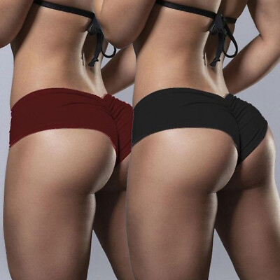 #ad Women Workout Shorts Mini Hot Butt Lifting Gym Yoga Pants Sports Booty Shorts $2.89
