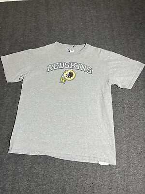 #ad Washington Redskins NFL Team Apparel Gray T Shirt Men#x27;s Size Large $10.00