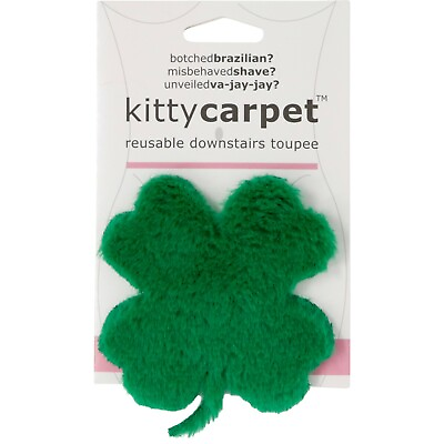 #ad Kitty Carpet: reusable Merkin Funny Gag Gifts for Women green shamrock $9.95