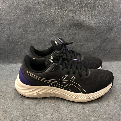 #ad Asics Shoes Women#x27;s 7 Gel Excite 8 Black Purple Running Walking Sneakers EU38 $39.95