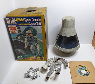 #ad 1966 Space Capsule And Space Suit With Box GI Joe Vintage Record Included $239.99