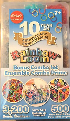 Rainbow Loom Bonus Combo Set Rubber Band And Beads Arts and Crafts $23.95