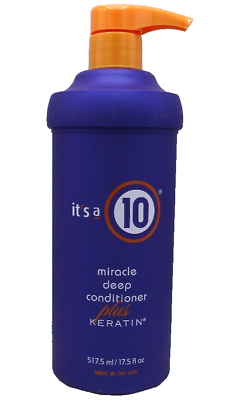#ad Its A 10 Miracle Deep Conditioner Plus Keratin for 17.5 oz Free Shipping ORIGINA $55.00
