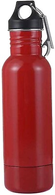 #ad Mad Style quot;Mad Manquot; Stainless Steel Dual Purpose Togo Bottle Cover Red $18.99