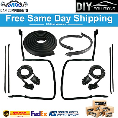 #ad TRQ Full T Top Weatherstrip Rubber Seal Standard Kit For 1978 1981 Chevy Pontiac $404.90