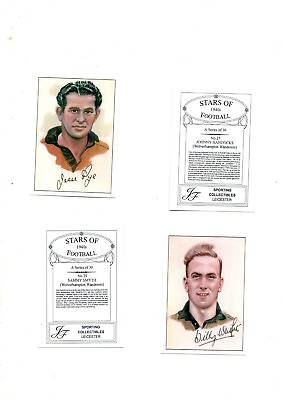 #ad STARS OF 1940s FOOTBALL FULL SET 30 JF SPORTING COLLECTIBLES 2002 MINT GBP 20.62
