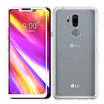 #ad Scratch Resistant Screen Protector Film Soft TPU Case for LG G7 ThinQ LM G710VMX $25.29