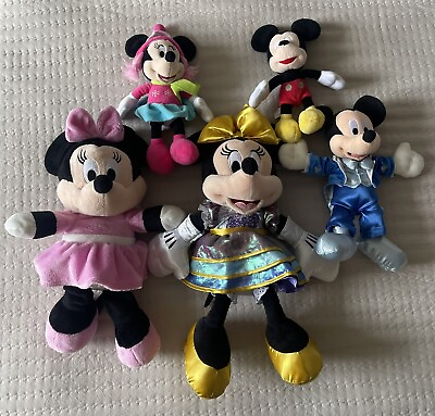 #ad #ad Disney Mickey Mouse Minni Mouse Set 5 Pcs Pre Owned $24.99