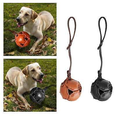 #ad Dog Bite Ball with Rope Throw Toy Strong Training Tug Toy for Spaniel Biting $20.74