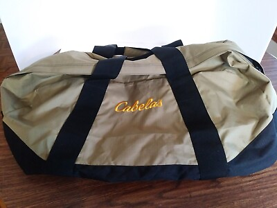 #ad Cabela’s large gear duffel bag Canvas Brown $34.99