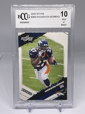 #ad 2009 Score Rookie Glossy #364 Knowshon Moreno RC BCCG 10 $49.99