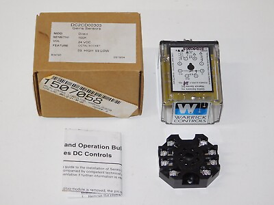 #ad New Gems Sensors Warrick Series DC DC2CD00303 Direct 100K 24VDC Octal Socket $449.00